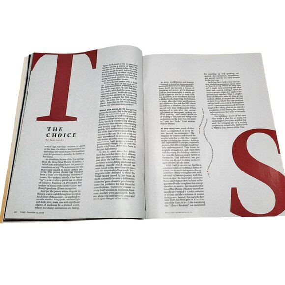 Taylor Swift Time Magazine Person Of The Year December 25 2023 Magical Era - Picture 7 of 15